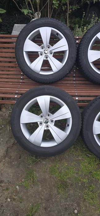 Koła Zimowe Skoda SuperB Audi Vw Seat 5x112 R17 ET41 57.1