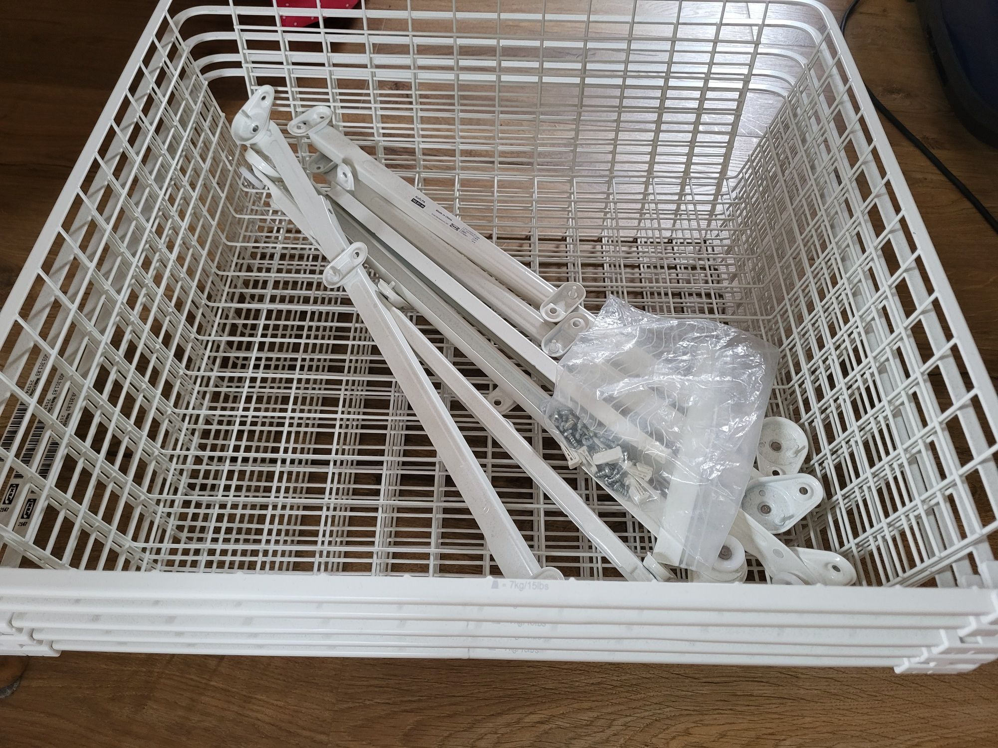 5 koszy HJÄLPA Ikea