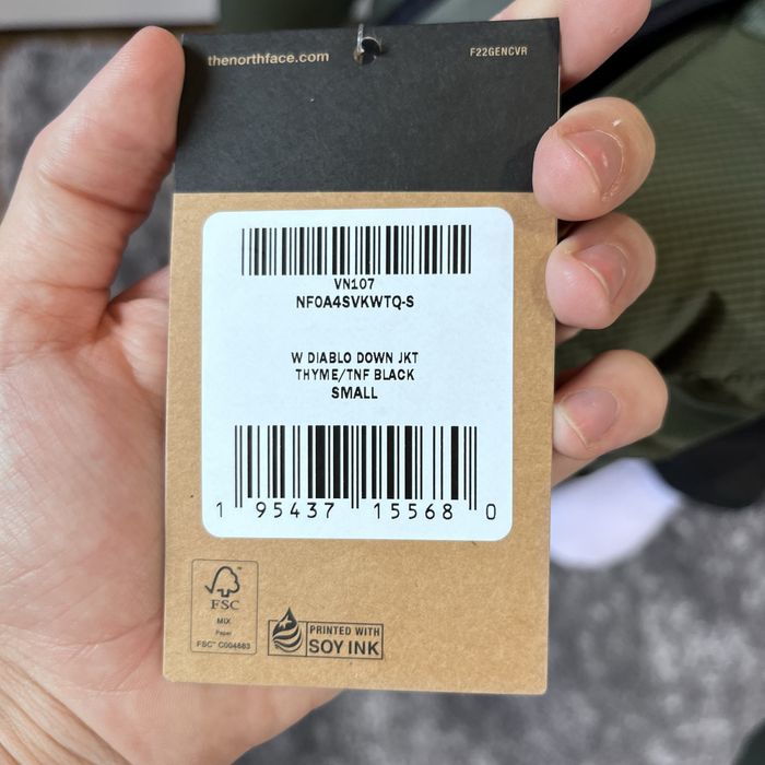 Casaco the north face diablo down jacket