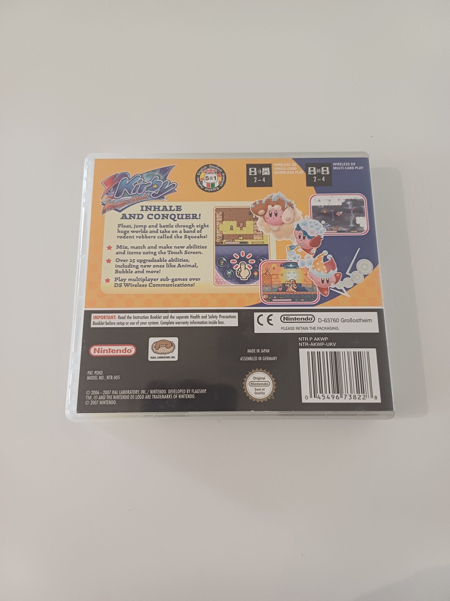 Kirby Mouse Attack Nintendo DS Oryginalna angielska