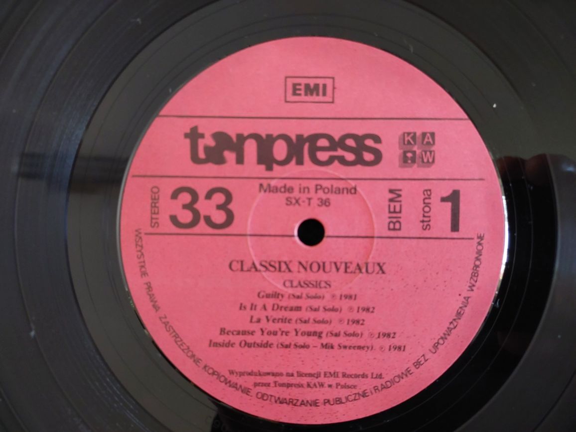 Classix Nouveaux - "Classics" LP Winyl EX