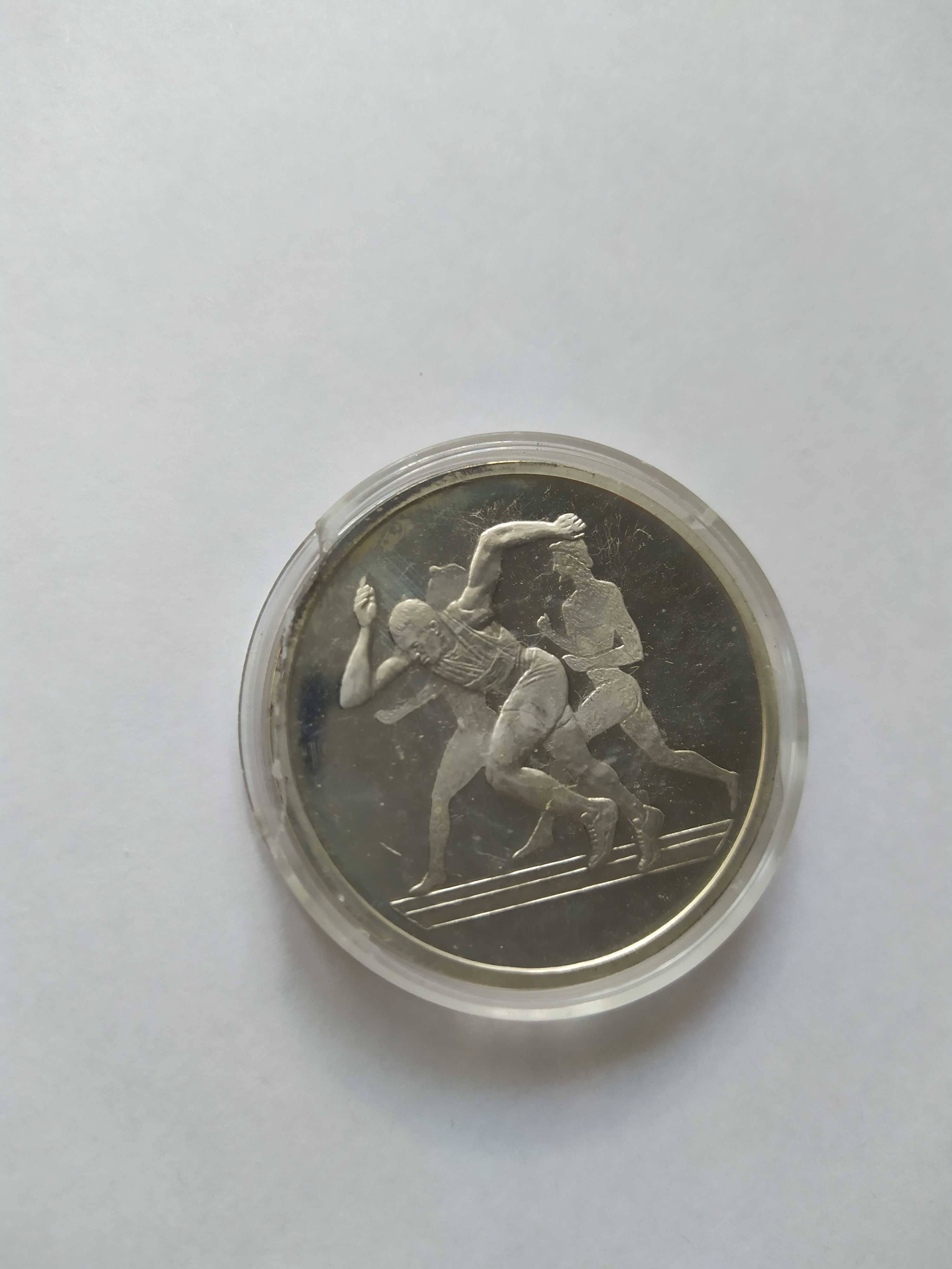 срiбна монета 10 Евро " Лiтнi Олiмпiйськi iгри 2004 року в Афiнах"