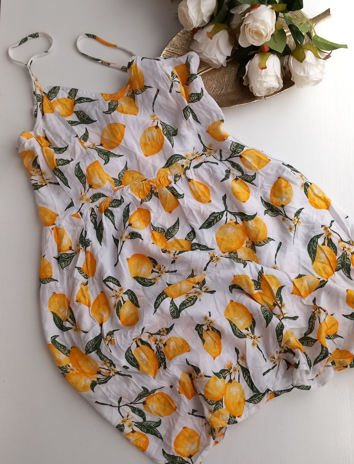 Sukienka cytryny H&M r.32 XS/S