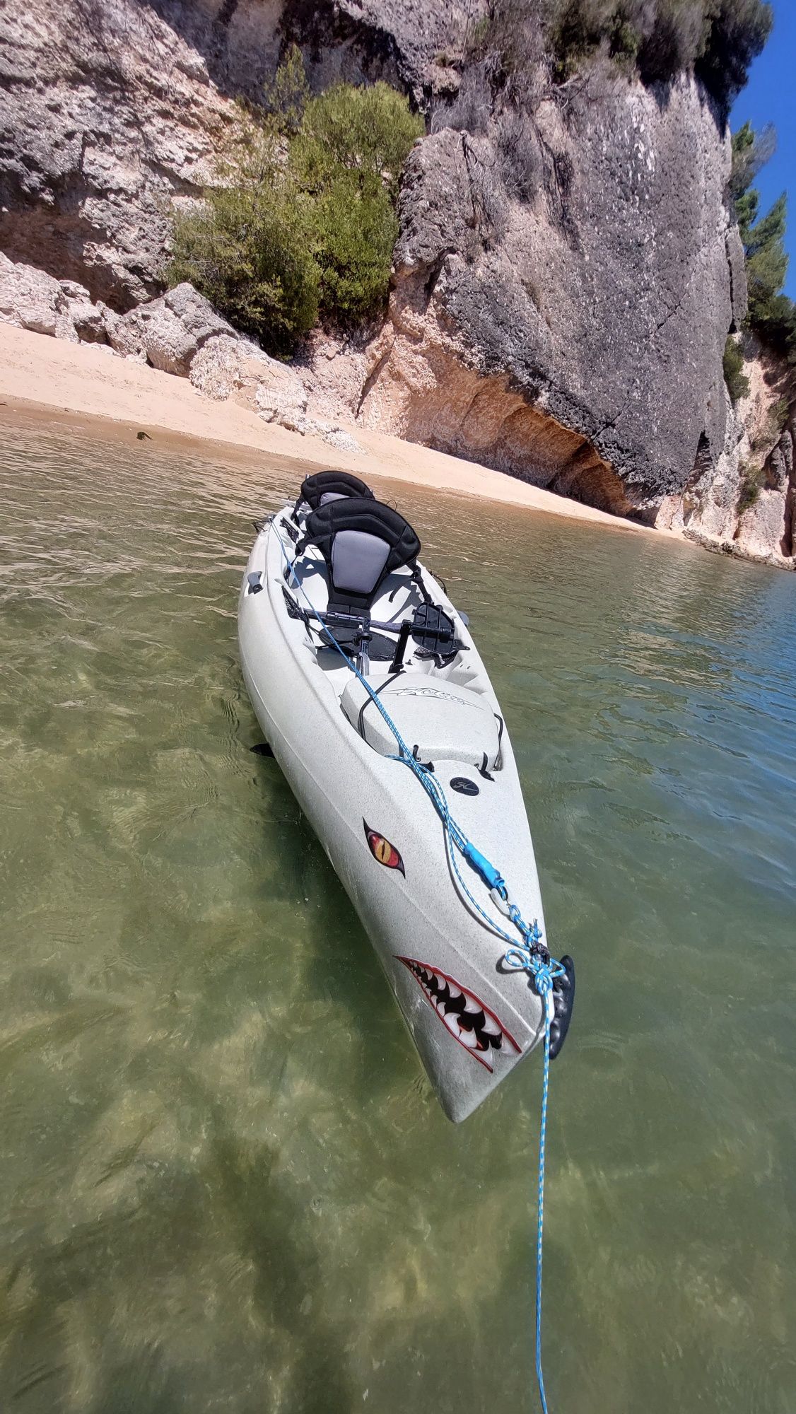 Kayak pesca/passeio Hobbie Oasis Mirage 2 lugares