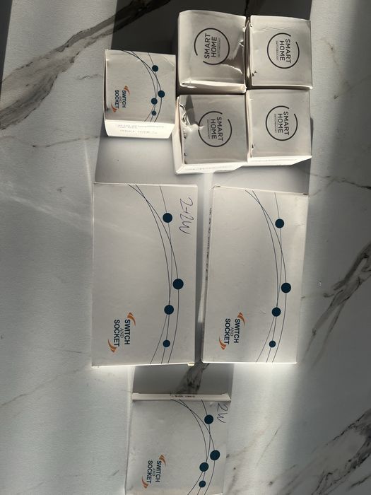 włączniki dotykowe szklane wifi bez n tuya smart life biały