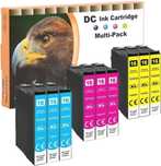 D&C Tusze Do Epson Workforce , Multipack 16 16Xl 9 Sztuk