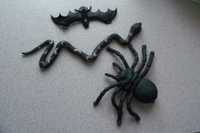 Zabawki gumowe:pająk,wąż,nietoperz