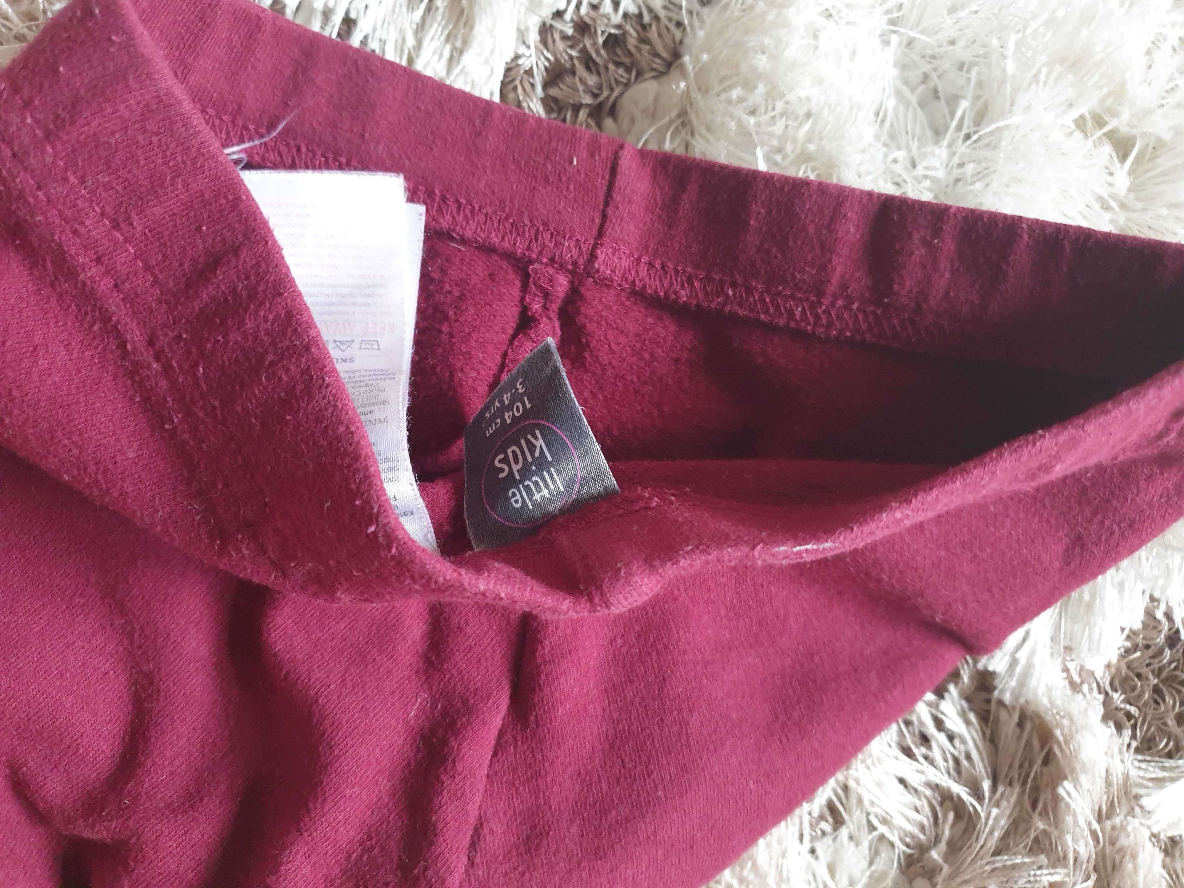Lekko ocieplane legginsy little kids r. 104