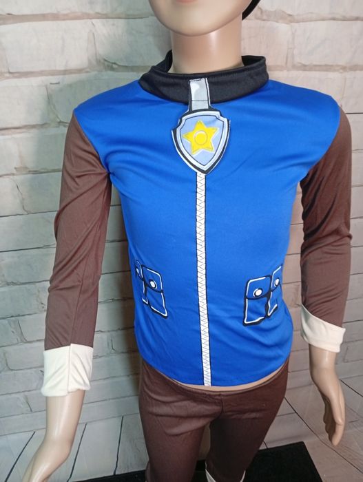 Strój karnawałowy kostium psi patrol chase policjant 110-122