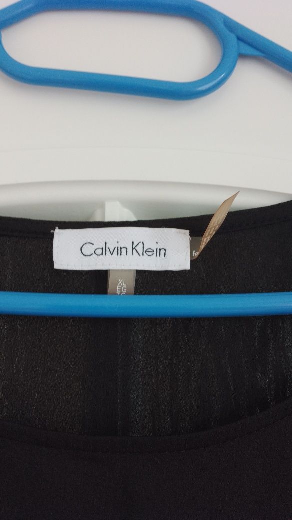 Calvin Klein bluzka damska na szerokich ramiączkach rozmiar XL