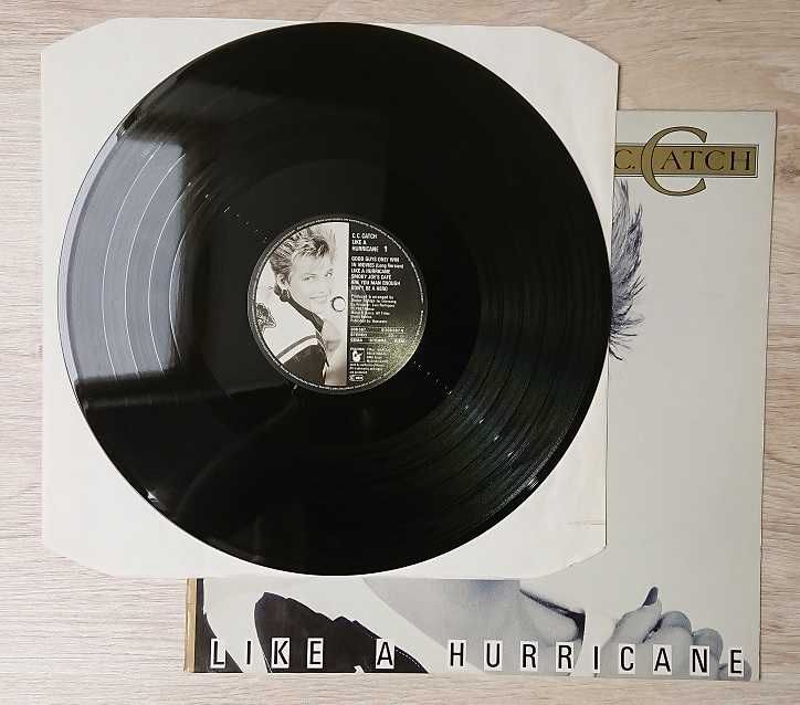 C.C. CATCH - Like A Hurricane - LP 1987, Germany.