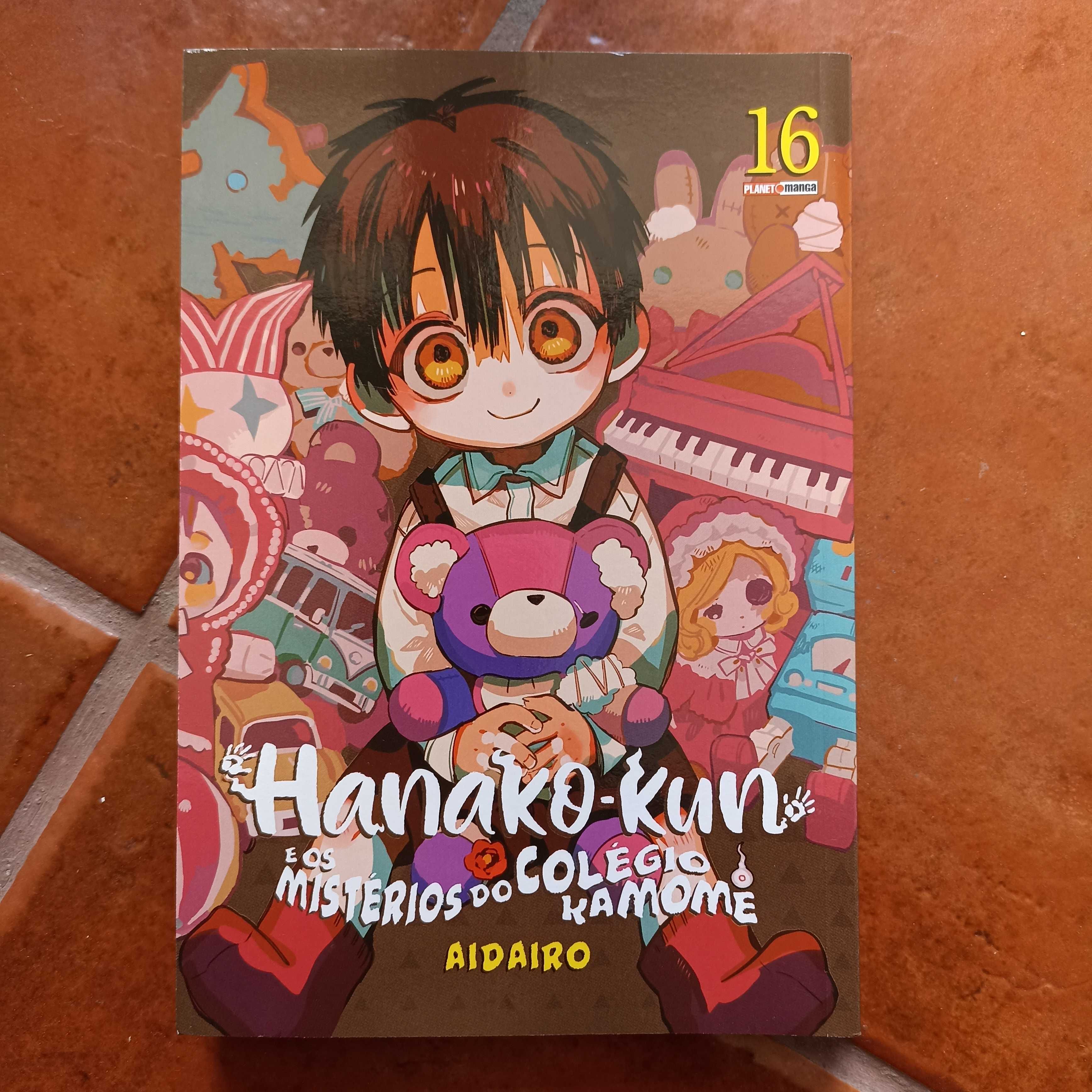 Manga Hanako-kun E Os Mistérios Do Colégio Kamome, volumes 1 a 10 + 16