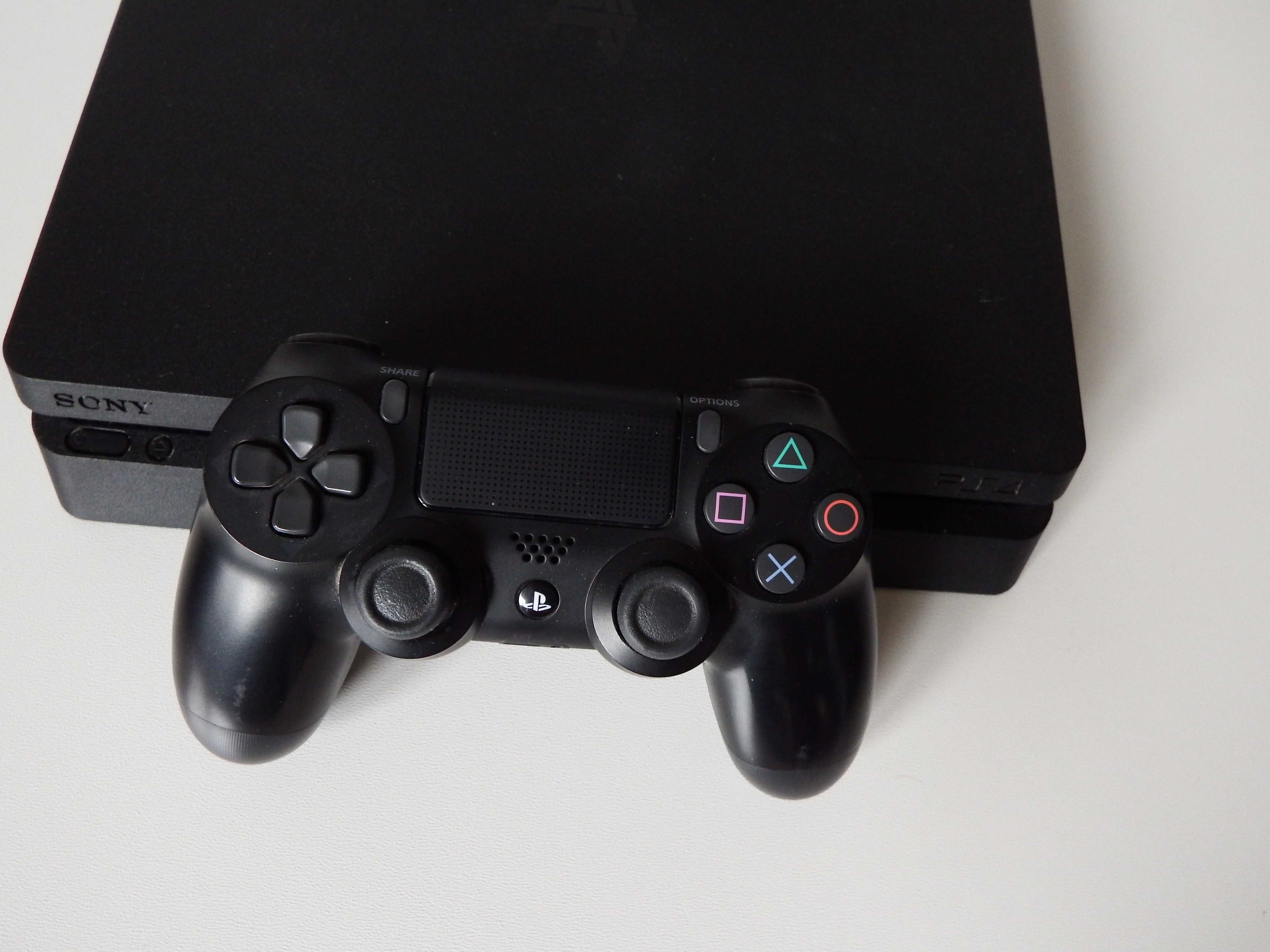 PS4 SLIM z NAJWIĘKSZYM dyskiem 1TB + FARMING ! + FIFA mega komplet