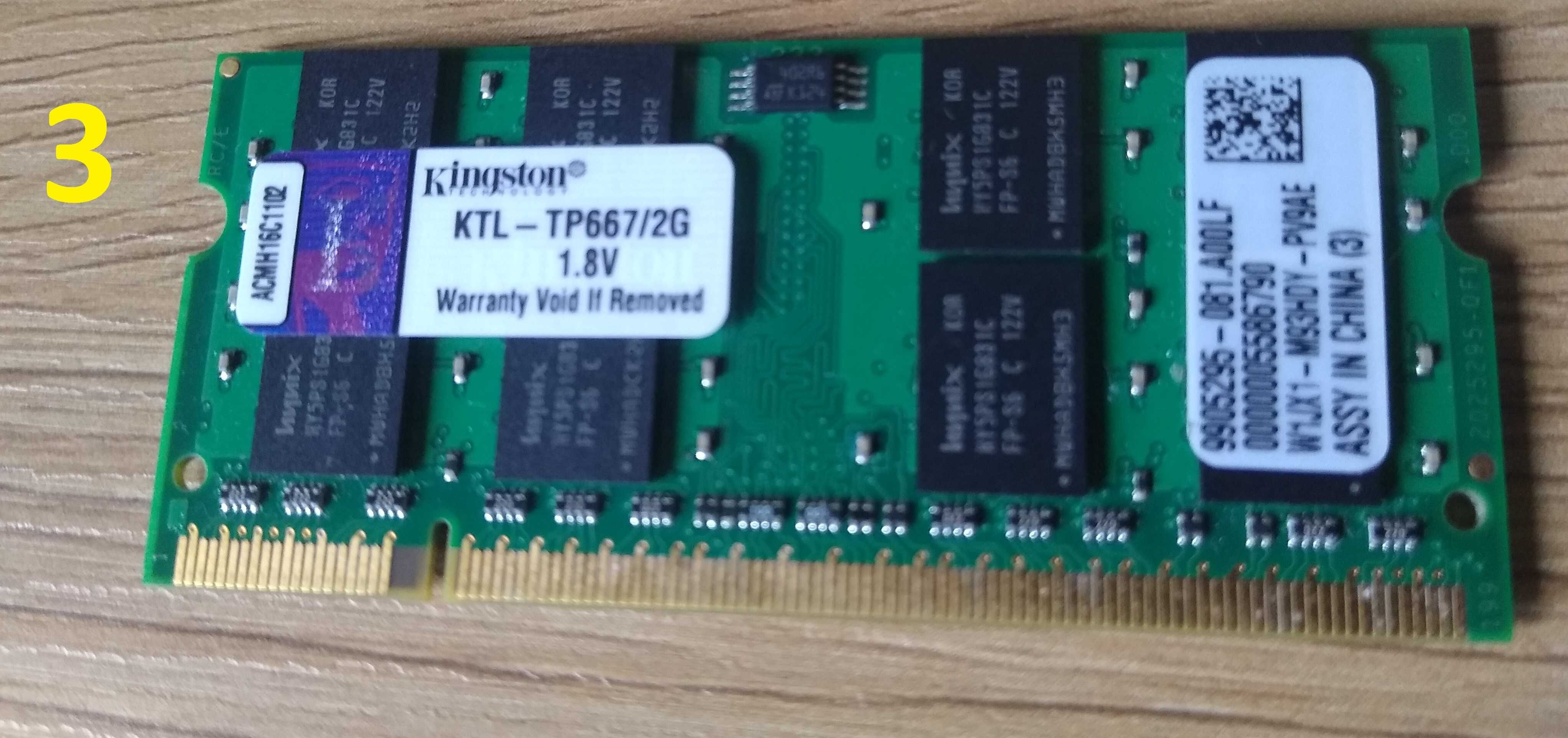 Pamięć RAM DDR2, DDR3, SDRAM – Kingston, Adata, GOODRAM, HP