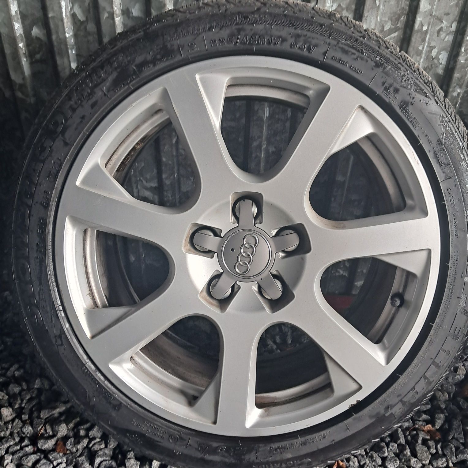 Audi felgi 17' 5x112 z oponami zimowymi