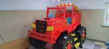 Łóżeczko łóżko drewniane dla dzieci monster truck BLAZE