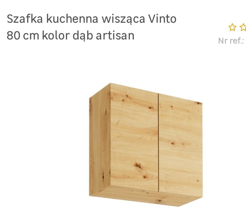 Szafki wiszące seria Vinto