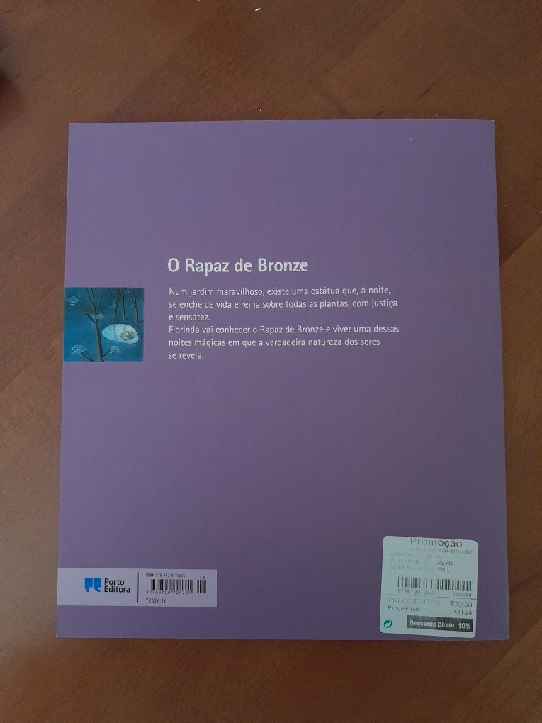 O Rapaz de Bronze de Sophia de Mello Breyner Andresen