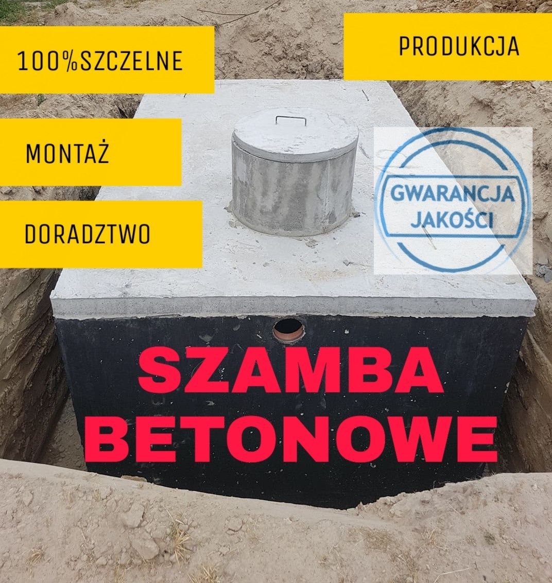 SZAMBA BETONOWE szczelne mocne szambo zbiornik 8m3