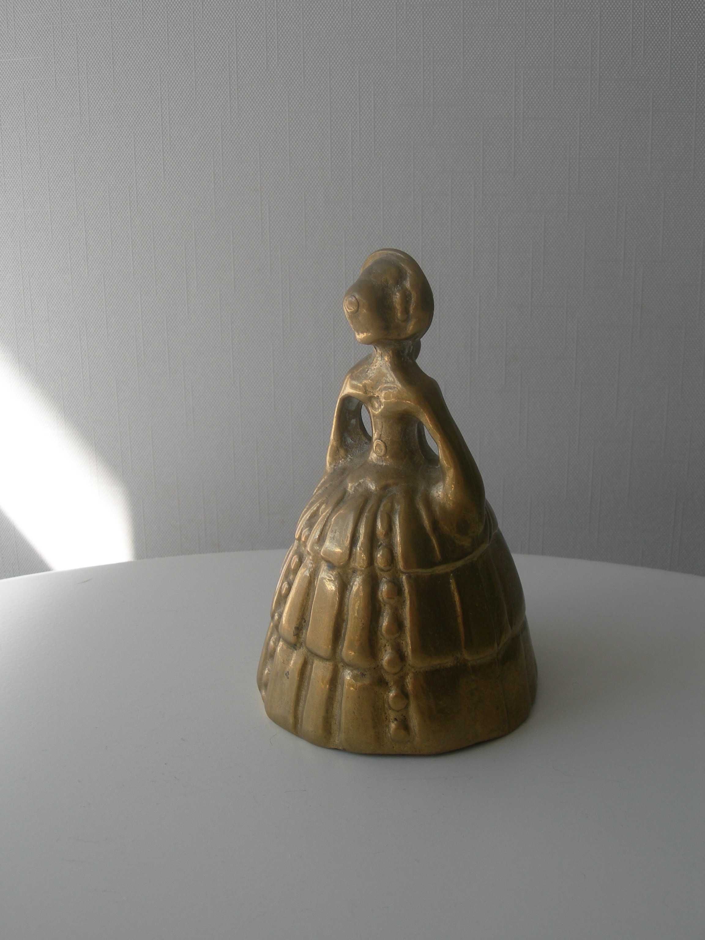 Колокольчик, колокол, Леди Белл, бронза,12 см, редкое лицо