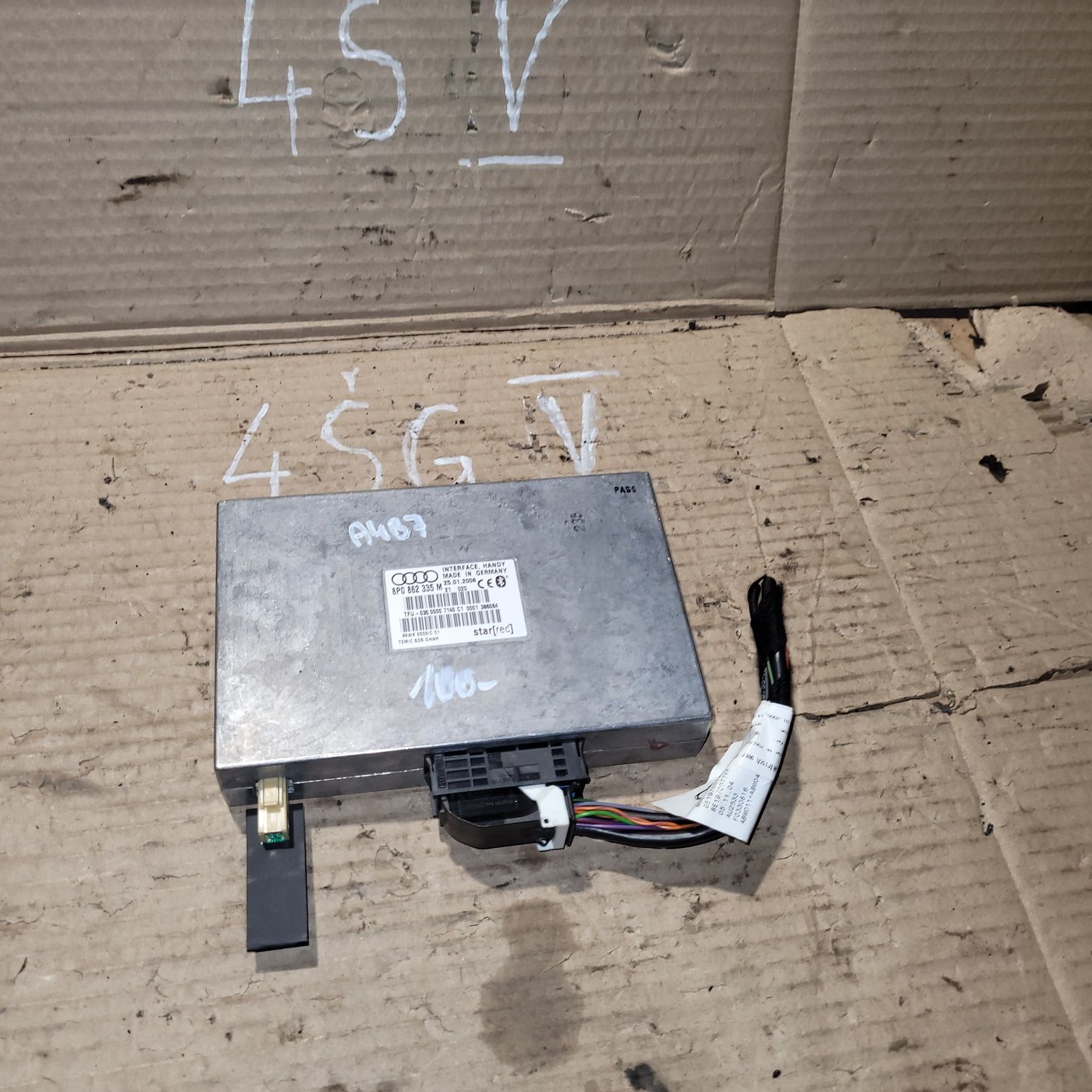 Moduł sterownik bluetooth interface audi a4 b7 a3 8p 2006r