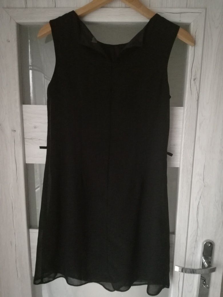 Czarna luźna sukienka