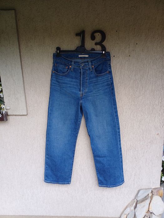 Damskie spodnie levis z wysokim stanem