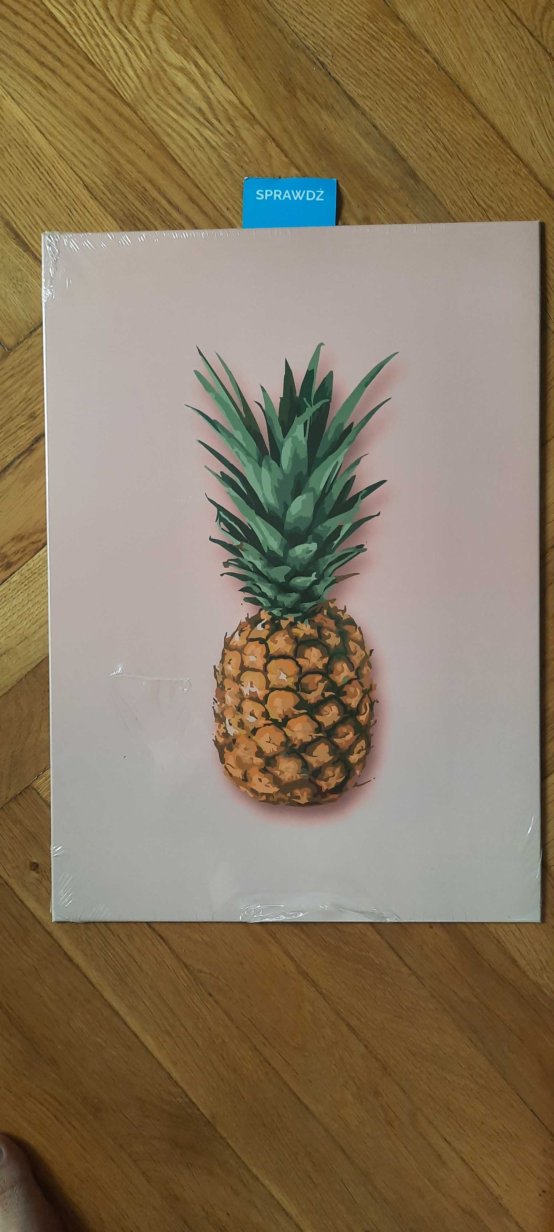 Ananas : Kolekcja Tropico - metalowy plakat. Displate