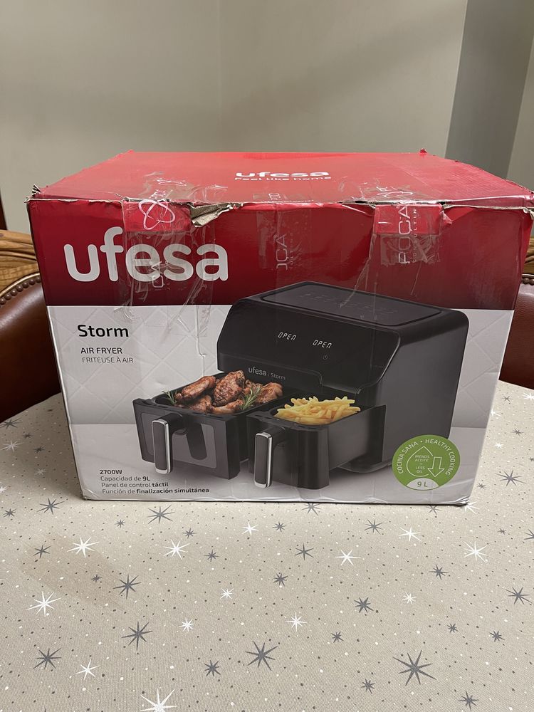 AirFryer UFESA Storm 2 9L - Nova c/fatura