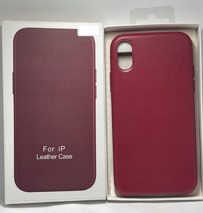 Etui Case Leather Skórzane Do Apple Iphone Xs Max