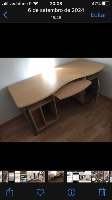 Secretaria  robusta em bom estado.