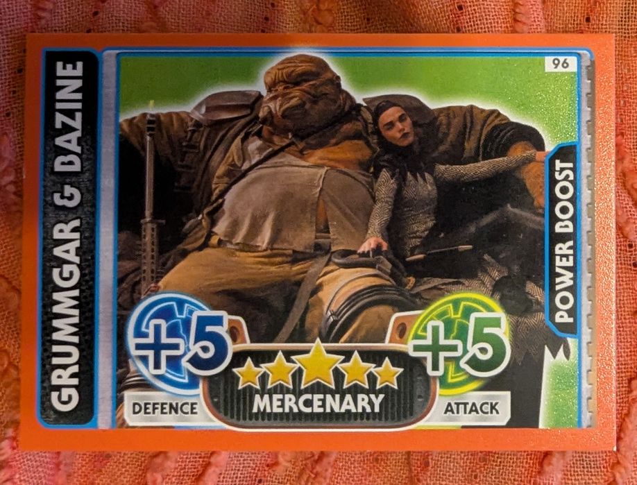 Zestaw kart Star Wars Force Attax Extra Przebudzenie Mocy niekompletny