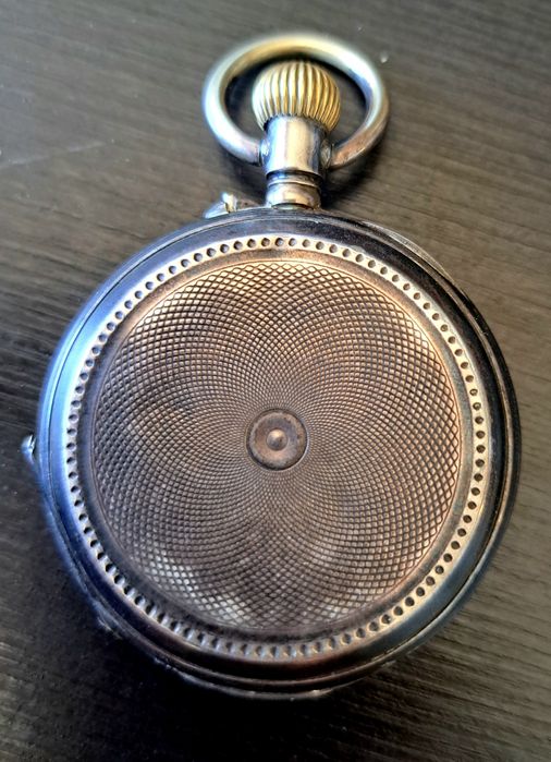 Relógio de bolso antigo em prata F.G.S. & co