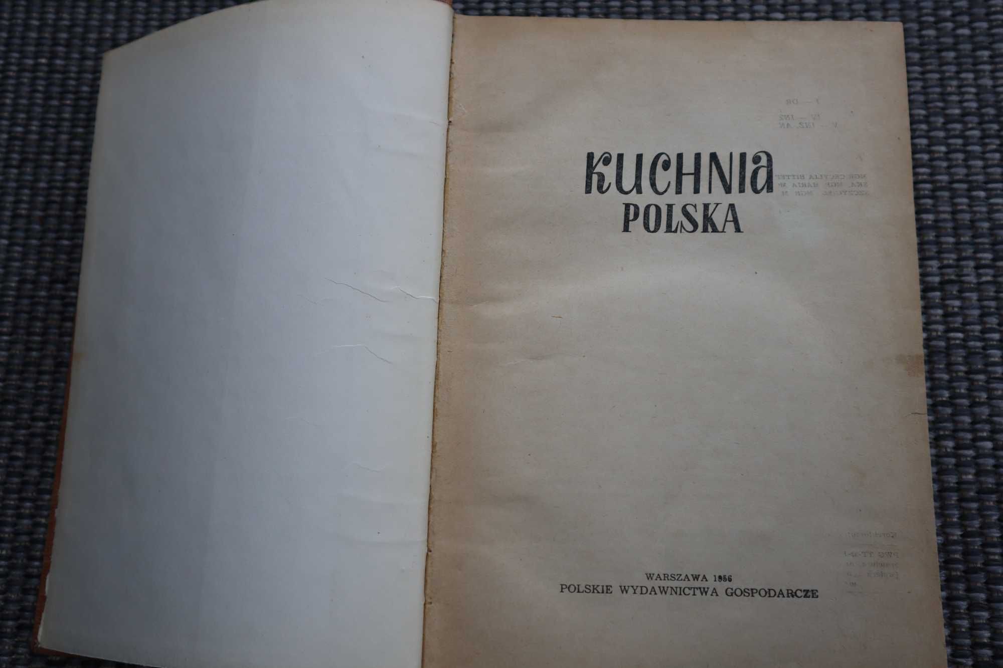 Książka kucharska BERGER Polska Kuchnia 1956 r b061824