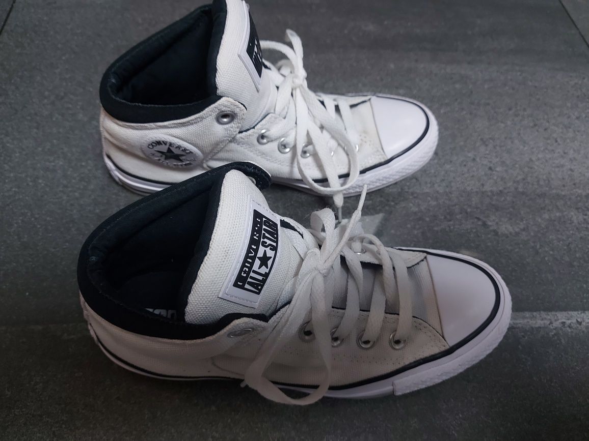 Converse Chuck Taylor High Street Unisex | Biały/Czarny/Biały (155469C