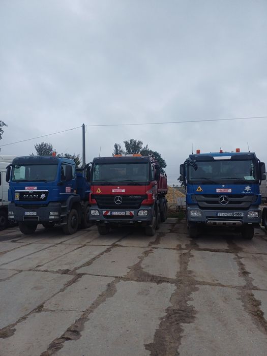 Usługi Transportowe Wywrotka 4-osiowa 8x6/8x4 Wynajem wywrotek