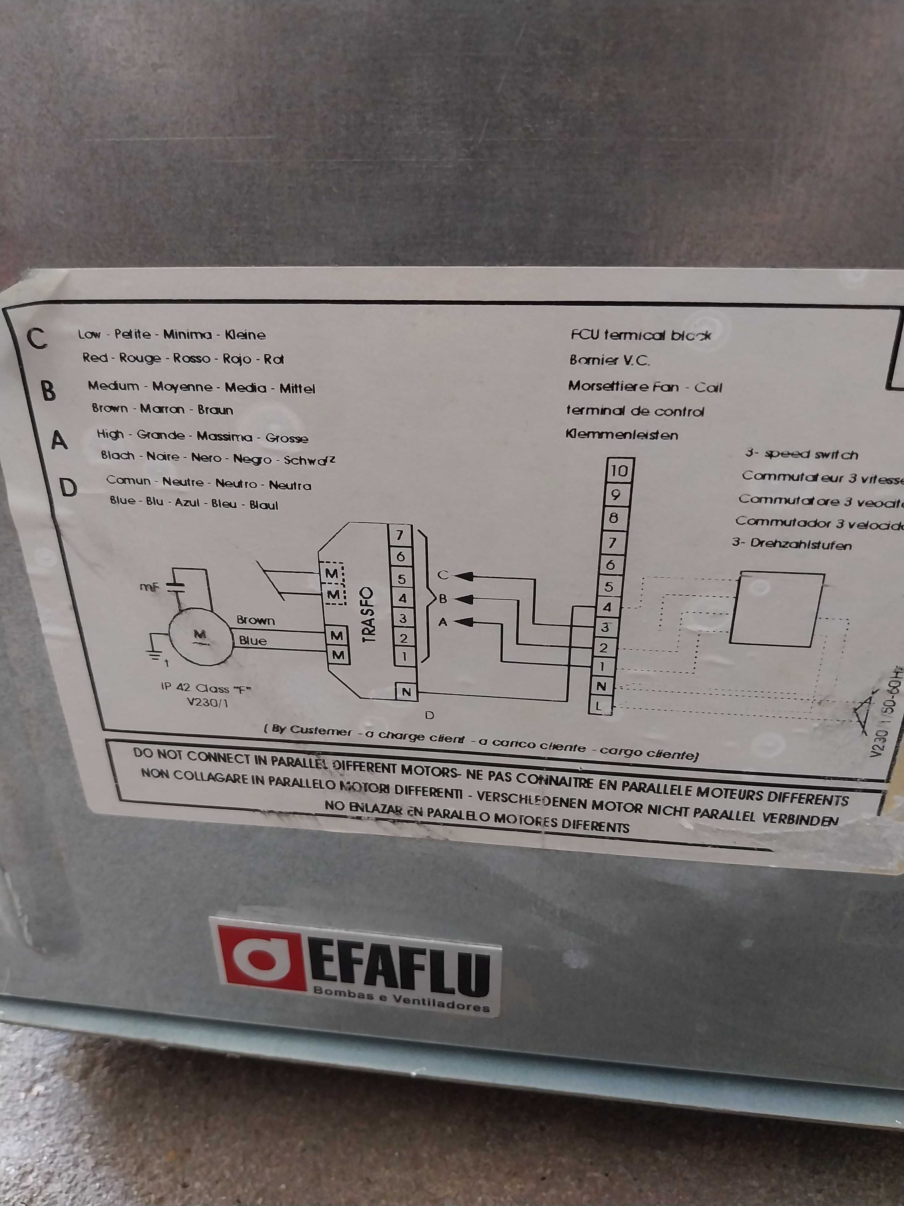 Ventiloconvetor em bom estado