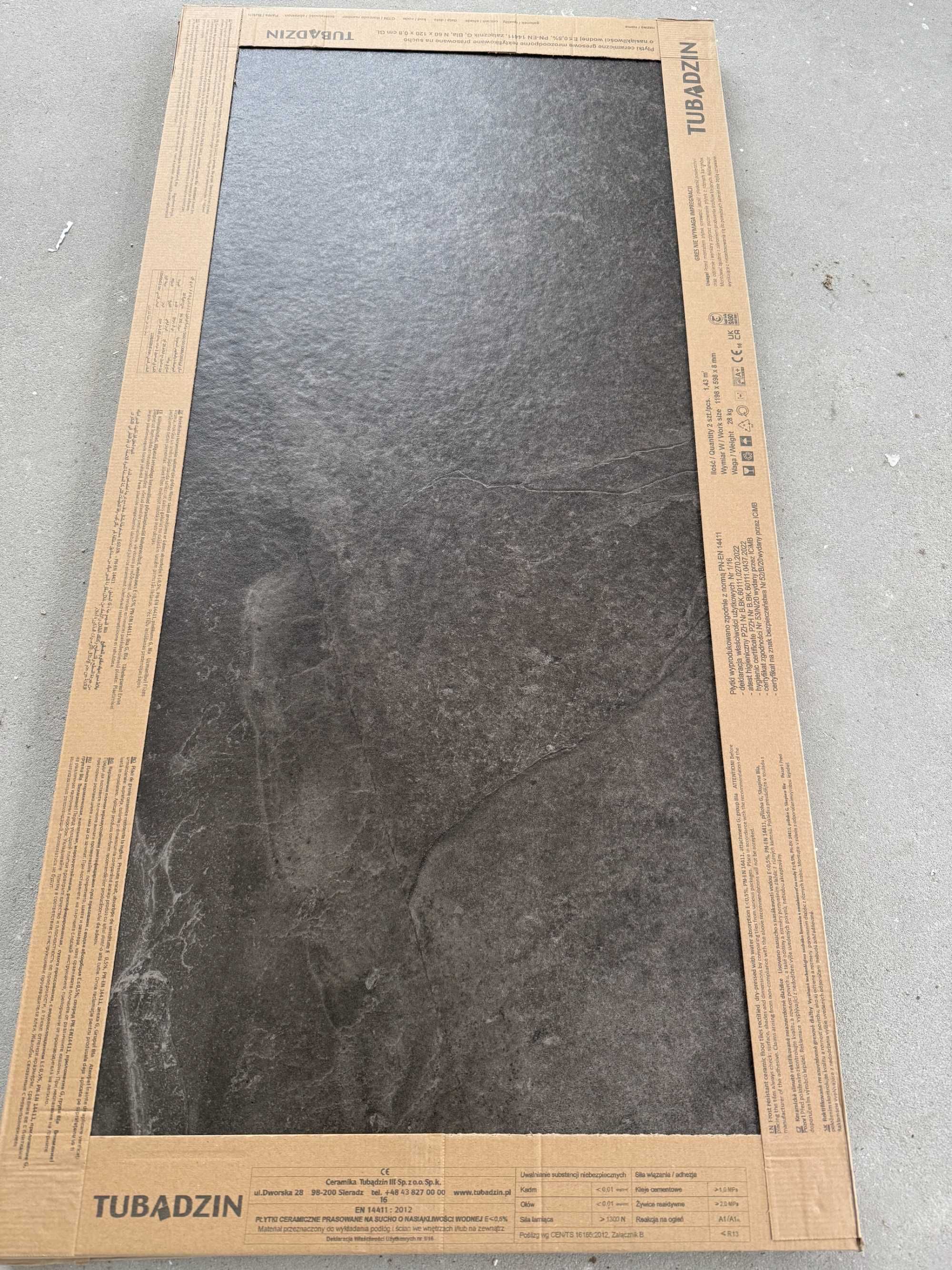 Płytki TUBĄDZIN Grand Cave Brown Mat - 59,8CM x 119,8CM - 5 sztuk