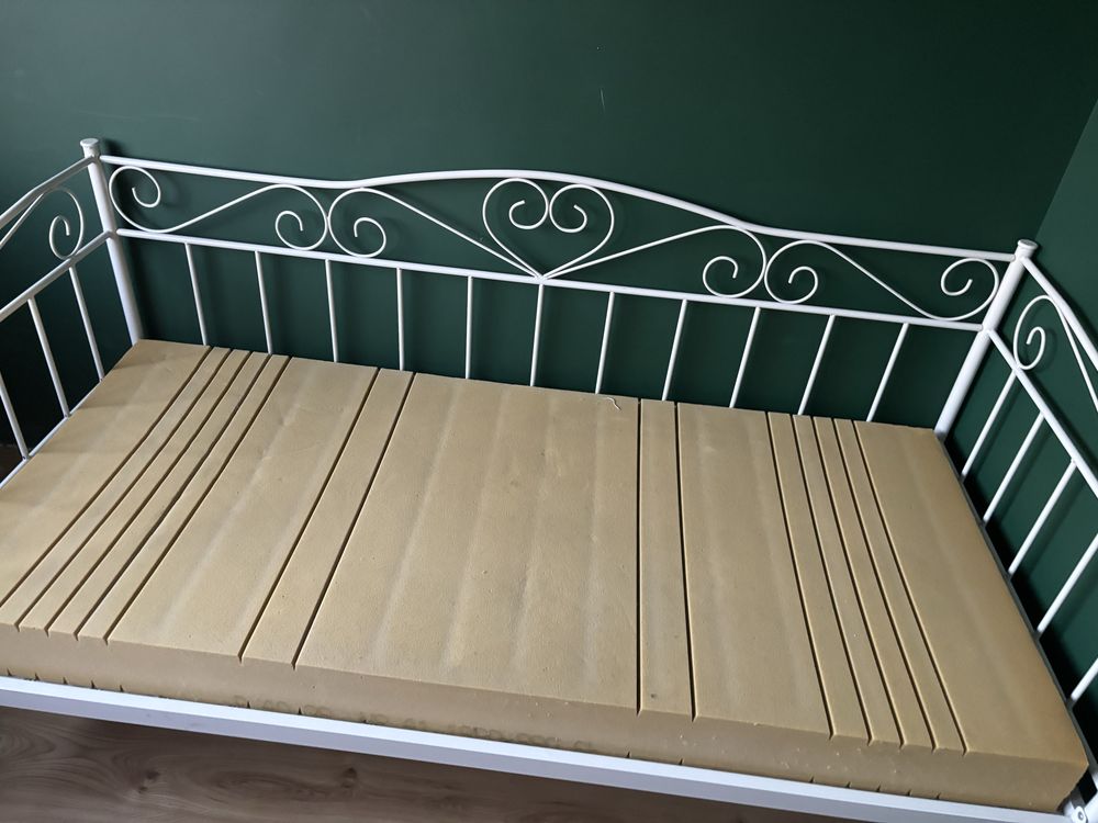 Lóżko jednoosobowe + materac 90x200