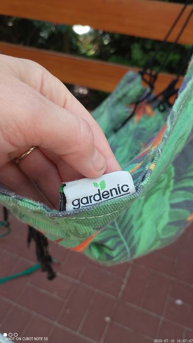 Hamak krzesełkowy Gardenic sznurkowy, stan bdb l