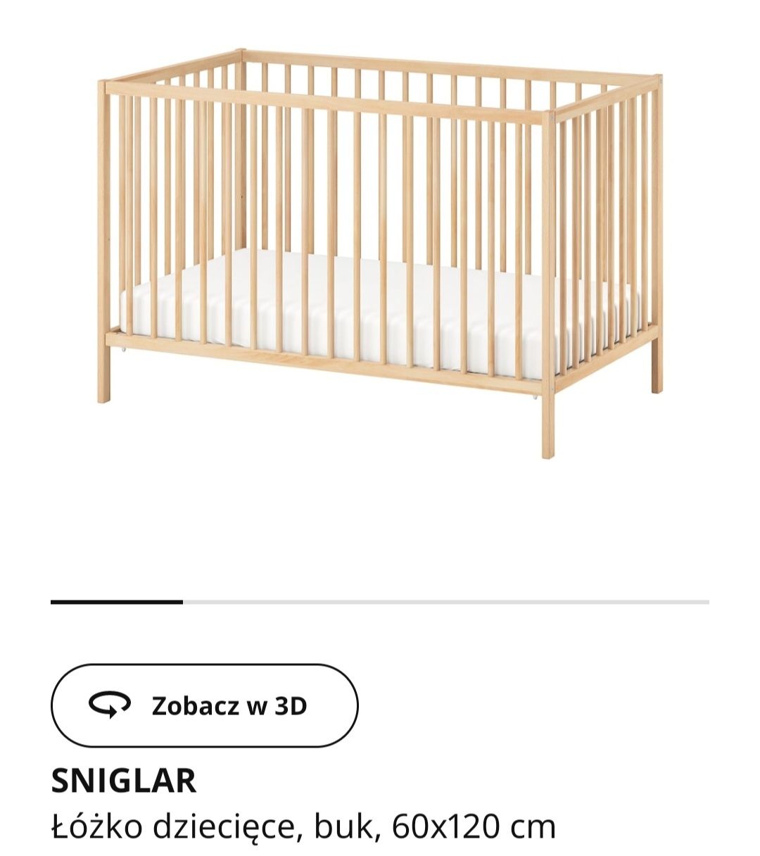 Łóżeczko niemowlęce IKEA