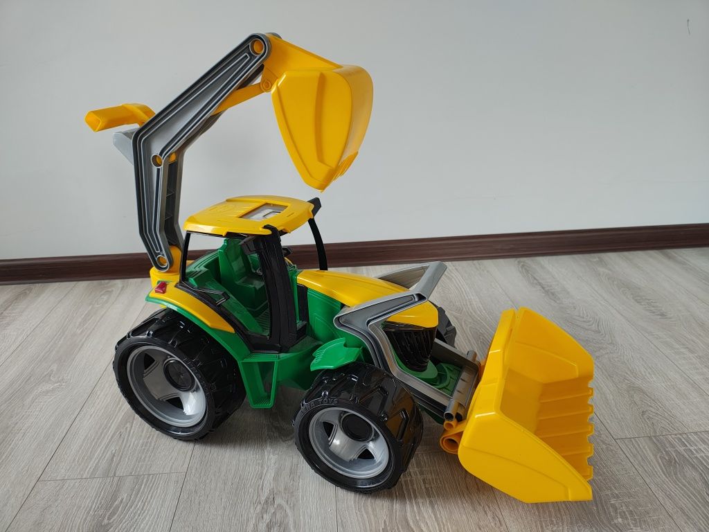 Duża koparka traktor dla dzieci