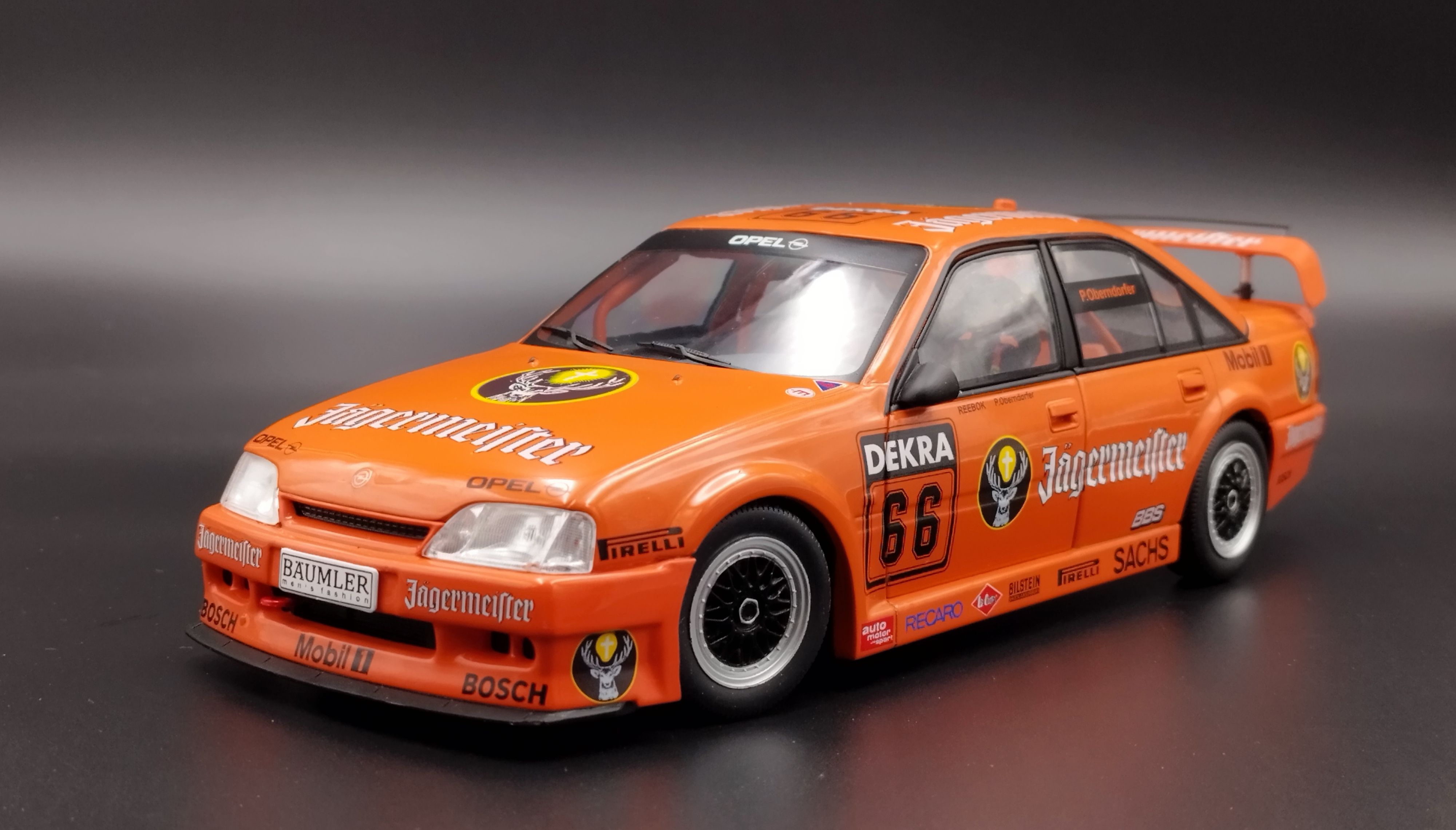 1:18 Solido 1991 Opel Omega 500 DTM #66 P.Oberndorfer Jaegermeister