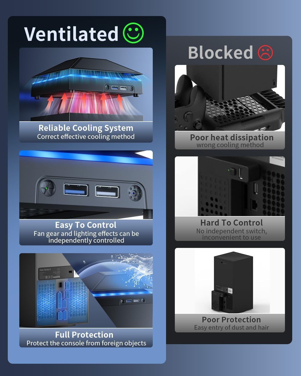 Кулер охлаждение для Xbox Series X