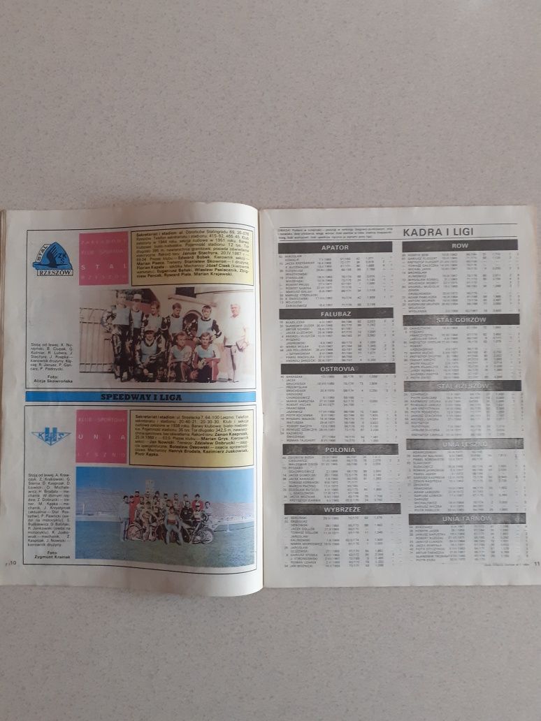 Żużel Speedway - Tempo Wydanie Specjalne 1989 r.