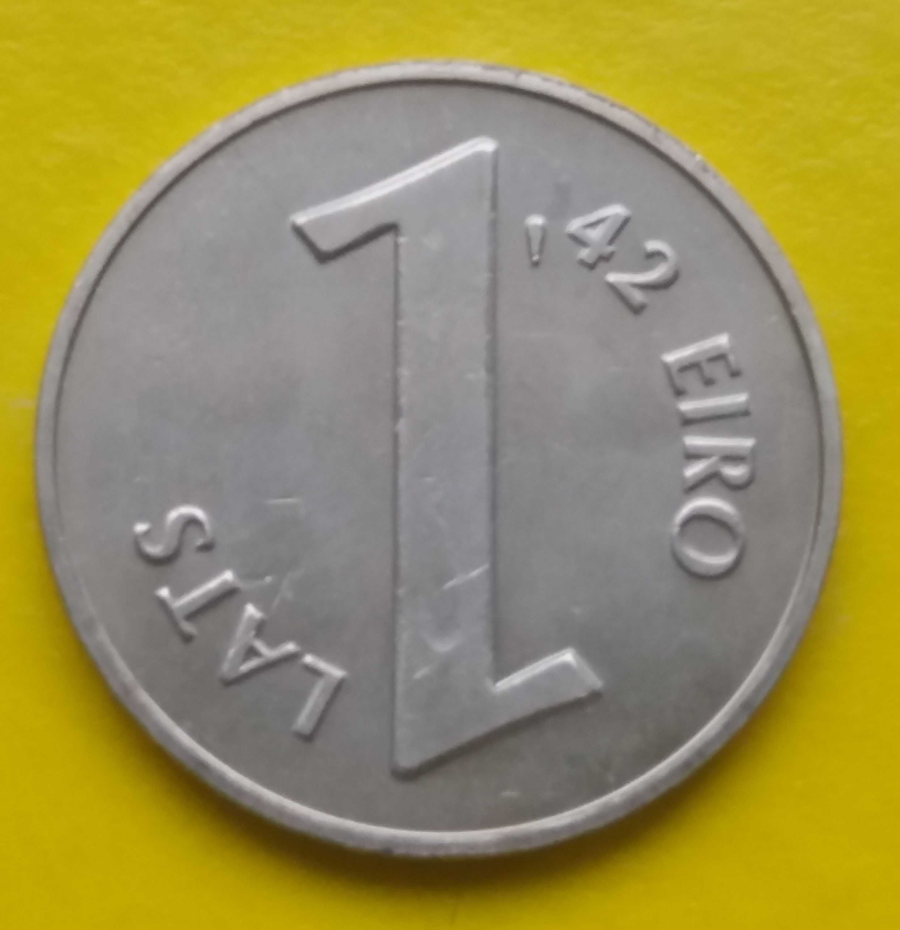 Łotwa 1 łat 2013 - Moneta parytet
