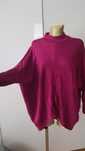 Nowy purpurowy sweter bluzka nietoperz r.uniwersalny