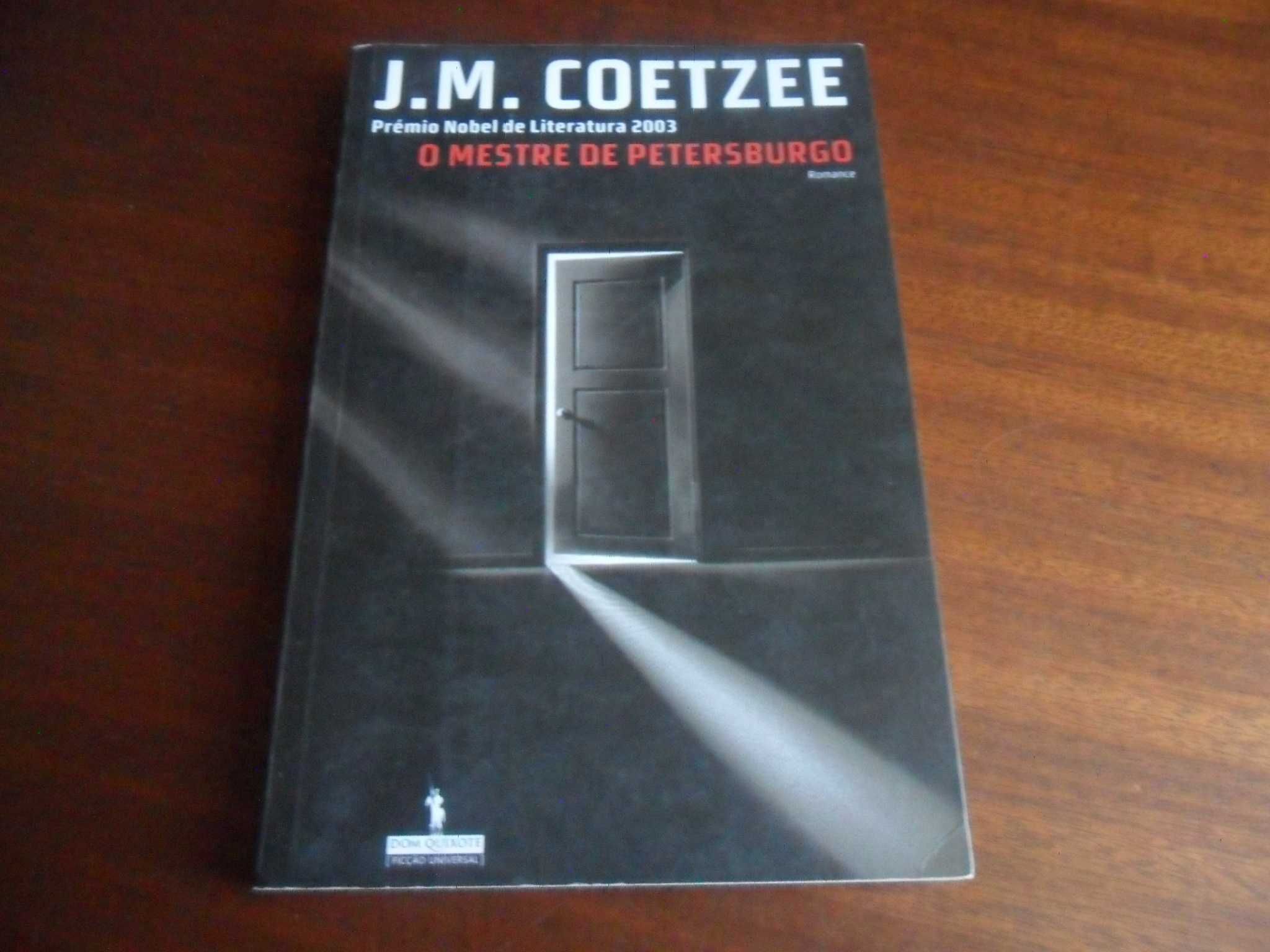 "O Mestre de Petersburgo" de J.M. Coetzee - 1ª Edição de 2004