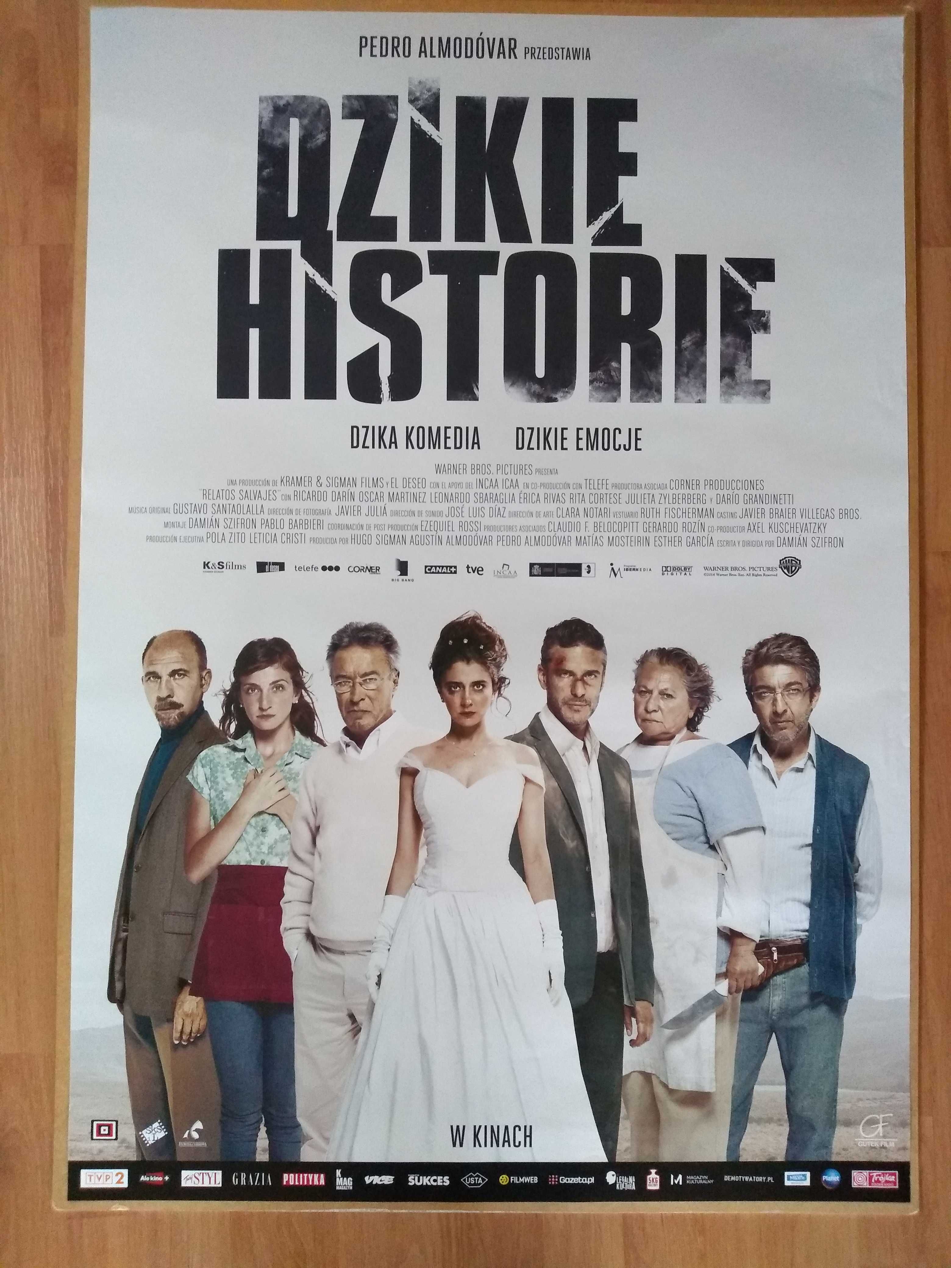 Plakaty filmowe DZIKIE HISTORIE/Oryginał z 2015 roku.