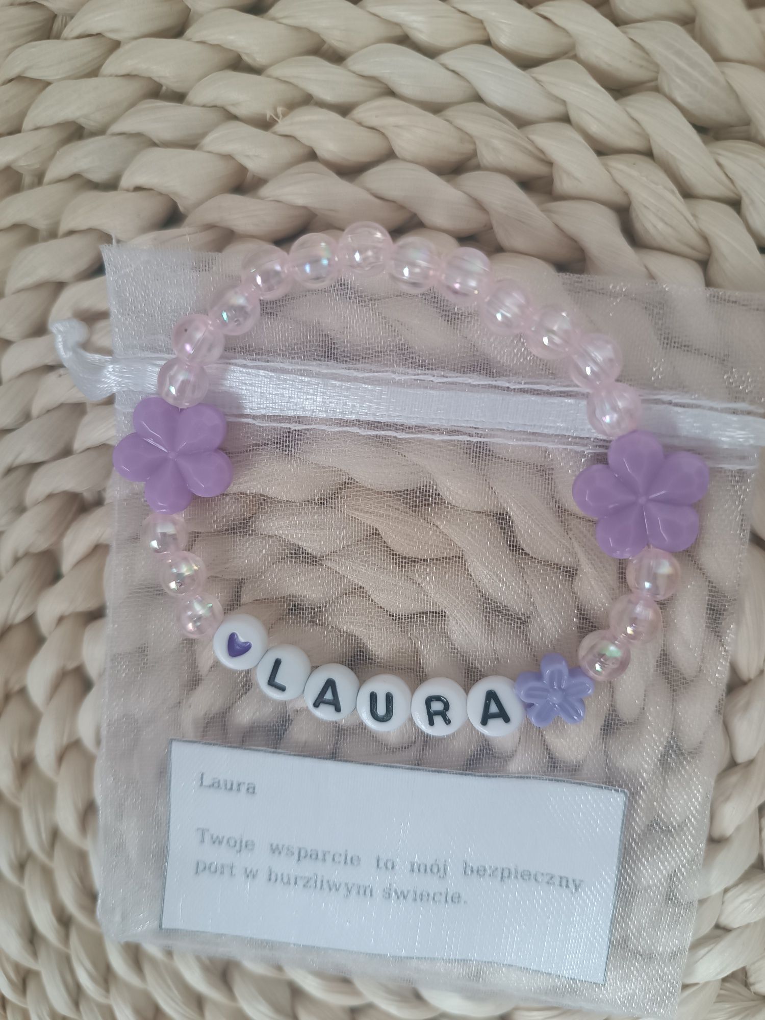 Bransoletka Laura bransoletka personalizowana